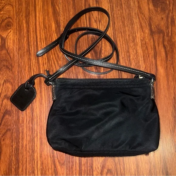 Dooney & Bourke Black Crossbody Bag with Gold Accents - Picture 5 of 10